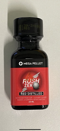 Rush Zero Red Distilled Leather Cleaner - 24 ml (amyl & propyl)